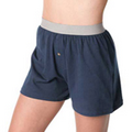 Robinson Apparel Cotton Jersey Knit Boxer Short w/ Gray Elastic